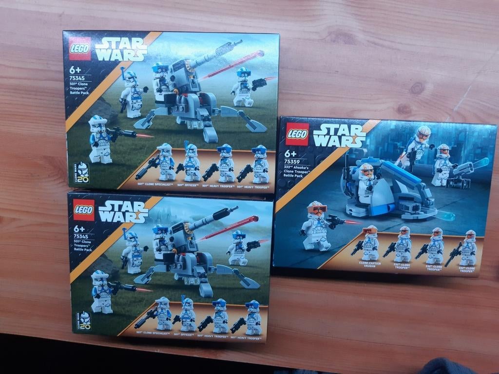 Lego star wars 75359 + 75345 NIEUW, Ophalen of Verzenden, Nieuw, Lego