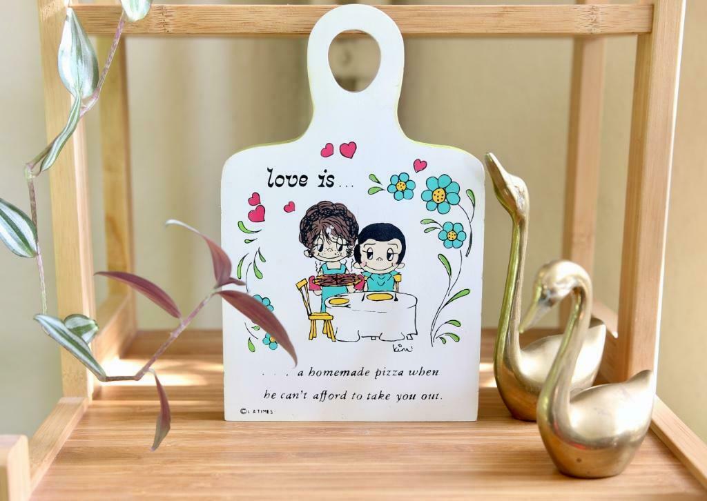Planche en bois Love is de Kim Casali, Enlèvement ou Envoi