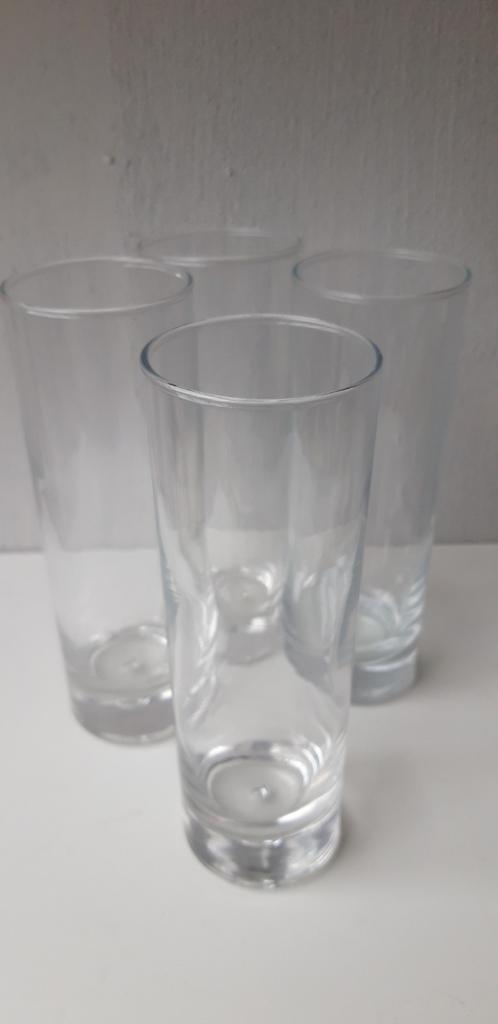 Set 4 longdrinkglazen h 16 cm, Ophalen, Zo goed als nieuw