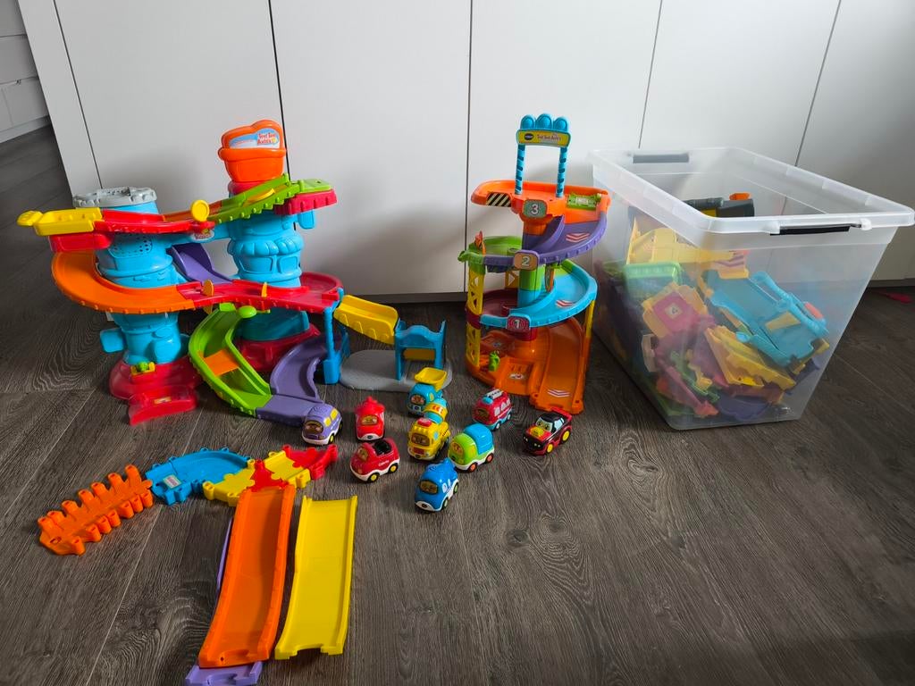 Uitgebreide VTech toet toet auto's set, Ophalen