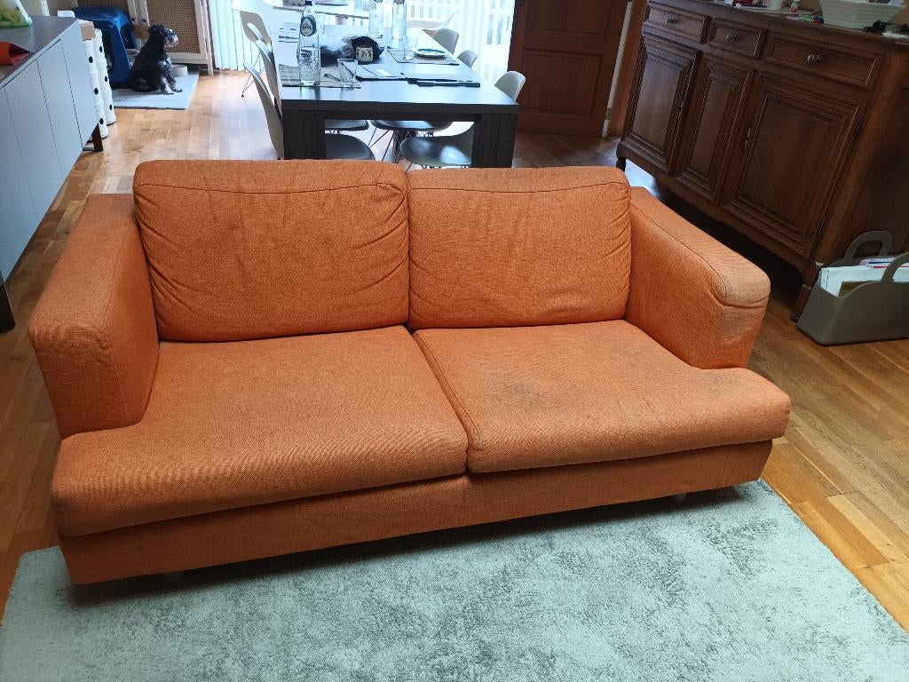 Canapés déhoussables 2x 2 places marque Grassoler, Huis en Inrichting, Zetels | Zetels, Ophalen, Gebruikt, 150 tot 200 cm, Tweepersoons