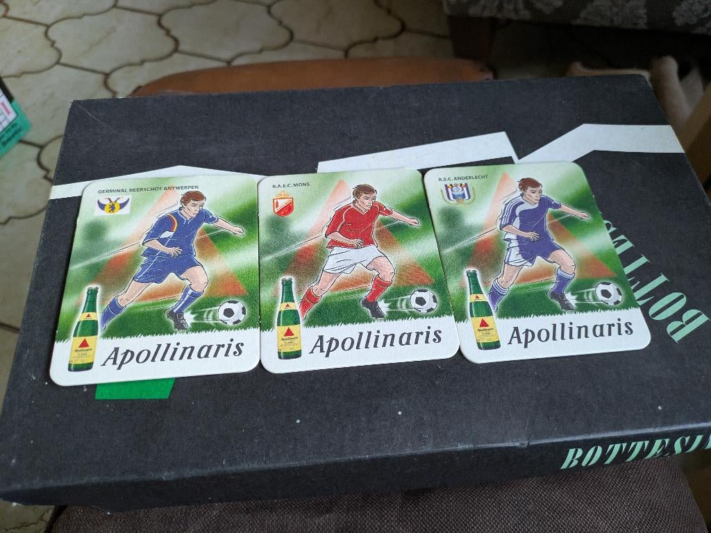 Apollinaris voetbal, Ophalen of Verzenden, Zo goed als nieuw, Viltje(s)