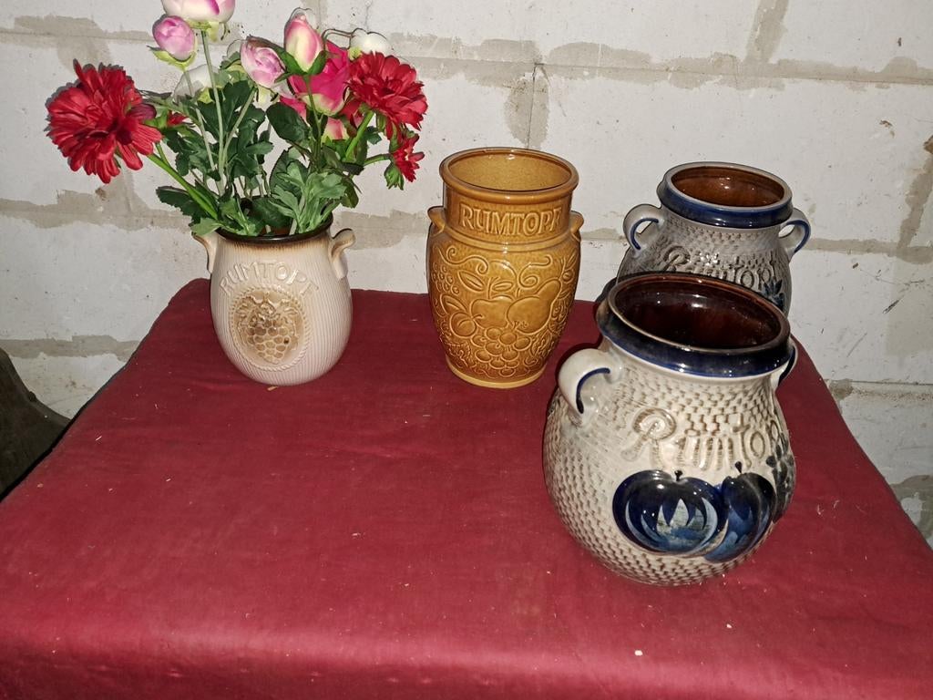 Vazen potten rumtof vazen decoratie, Antiek en Kunst, Ophalen of Verzenden