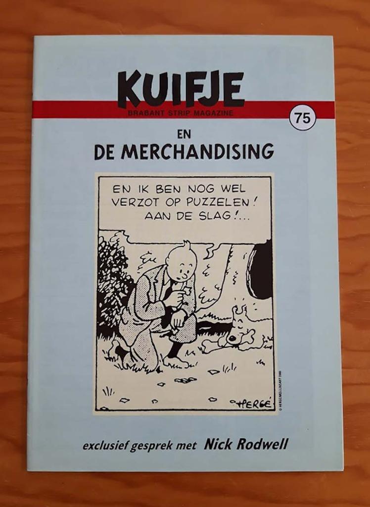 Brabant Strip nr75 feb2000 Kuifje & Merchandising met extra, Boeken, Verzenden, Eén stripboek, Nieuw, Hergé