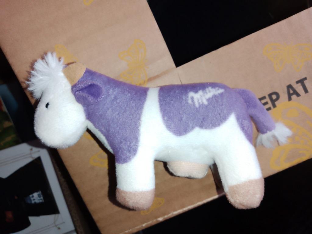 Pluchen koetje milka, Verzenden
