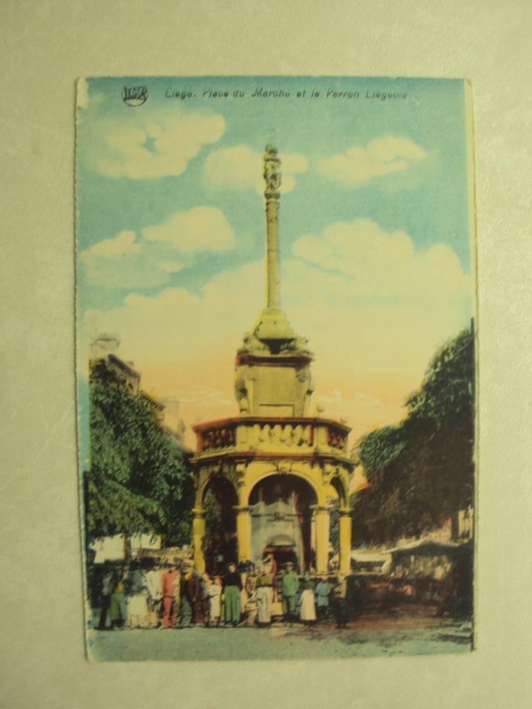 50034 - LIEGE - PLACE DU MARCHE ET LE PERRON LIEGEOIS, Envoi