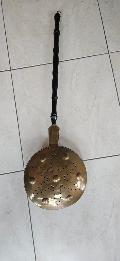 Vintage koperen bedpan, bedverwarmer., Ophalen