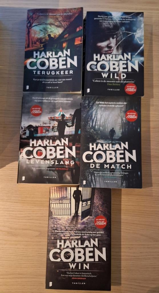 HARLAN COBEN: reeks van 5 thrillers., Enlèvement ou Envoi, Harlan Coben