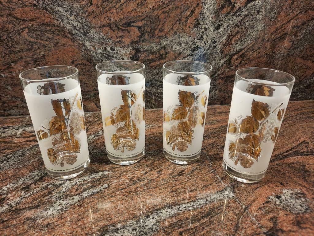 4 exclusieve drinkglazen, nooit gebruikt, Verzamelen, Ophalen, Nieuw