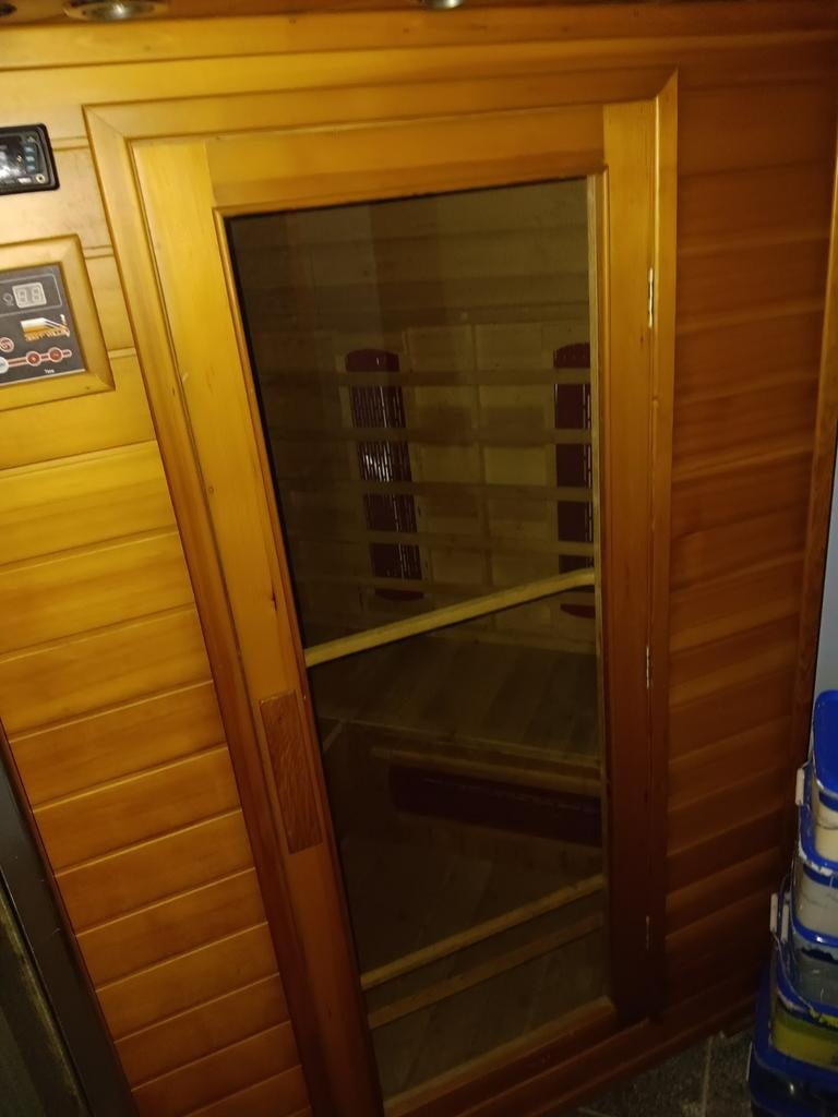 Infrarood sauna, Sport en Fitness, Sauna, Ophalen, Gebruikt, Infrarood, Complete sauna