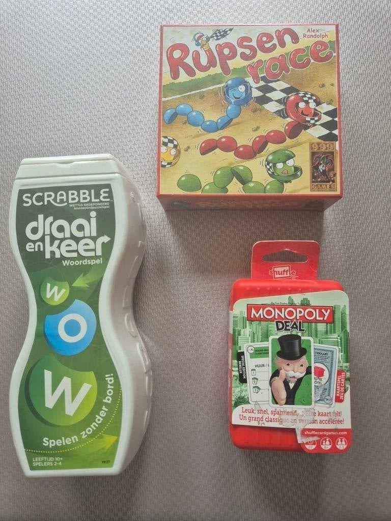 trio gezelschapsspellen - nieuw in verpakking!, Enlèvement ou Envoi, Neuf, 999 games