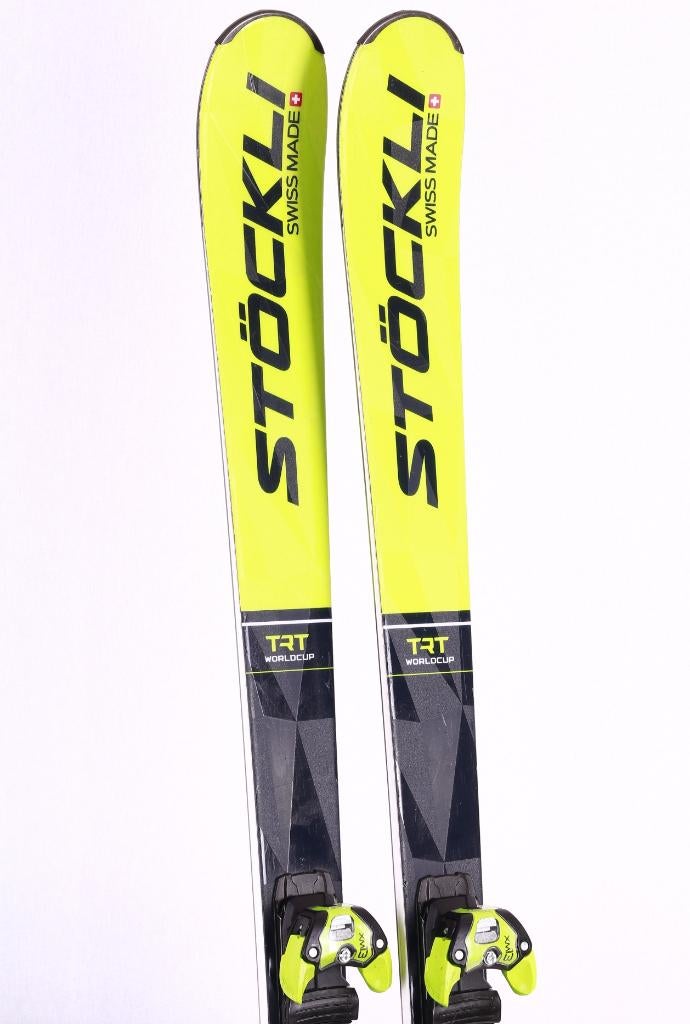 Skis 168 182 STOCKLI LASER AR, noir/vert, grip walk, Sports & Fitness, Ski & Ski de fond, Utilisé, Skis, Salomon, Carving, Enlèvement ou Envoi
