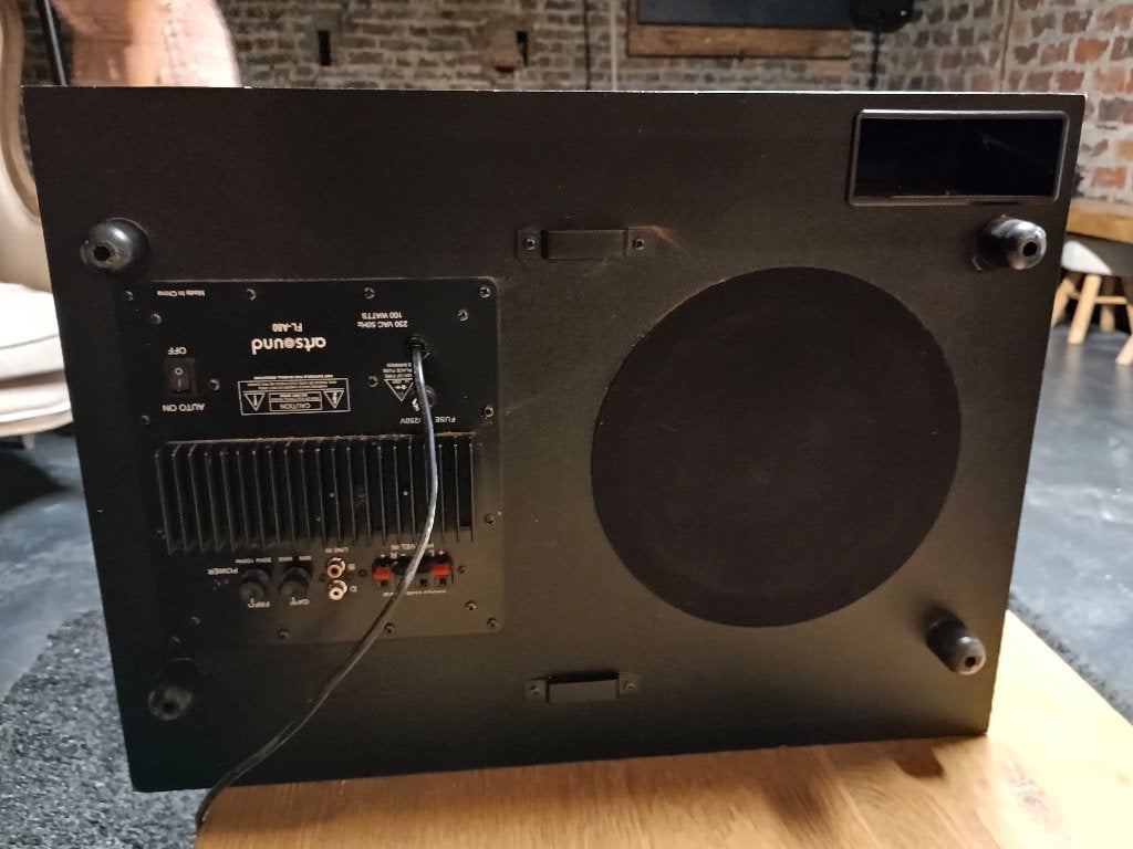 Subwoofer Artsound FL-A80, Subwoofer, Bass-reflex, 60 à 120 watts, Enlèvement