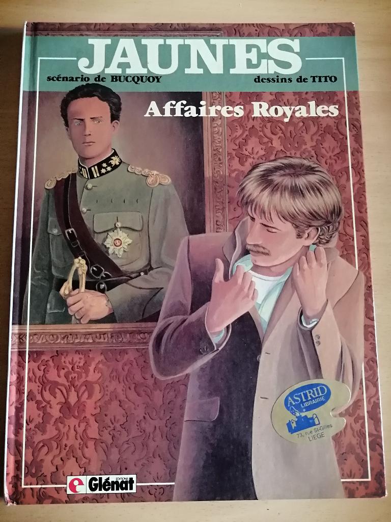 BD Jaunes 5. Affaires Royales de Jan Bucquoy et Tito EO1986, Livres, Une BD, Enlèvement ou Envoi