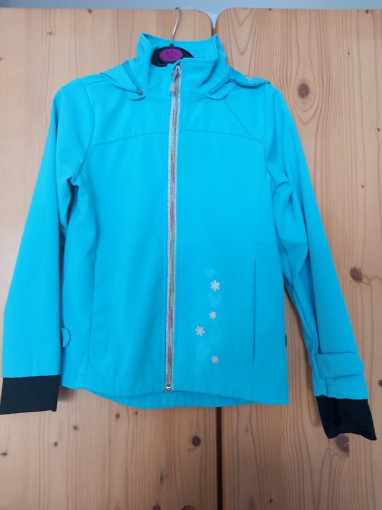 Blauwe windstopper, 128, Outburst, Gebruikt, Meisje, Outburst, Ophalen of Verzenden
