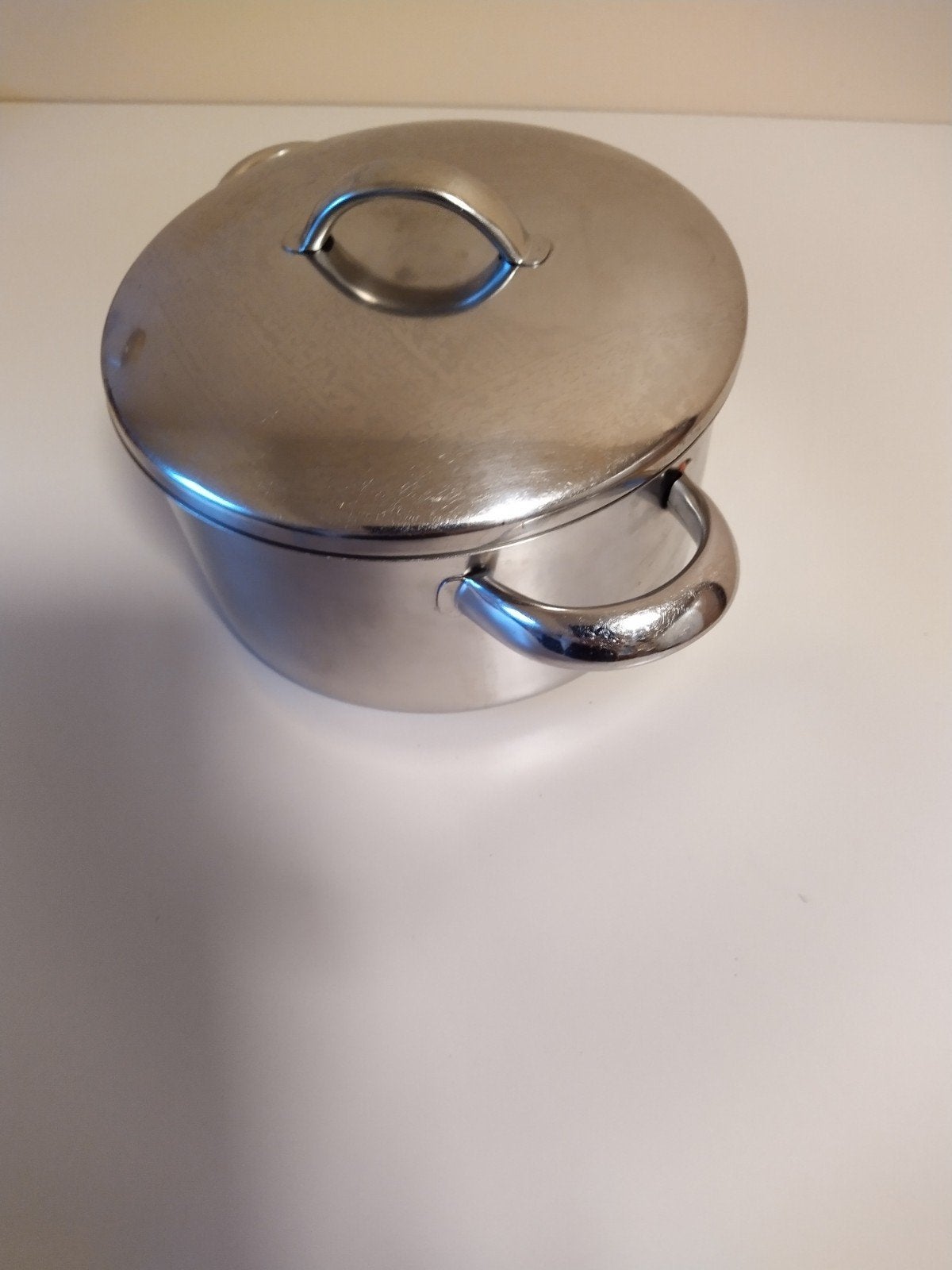 Marmite Demeyere de 19 cm de diamètre, Maison & Meubles, Inox, Demeyere, Enlèvement ou Envoi, Utilisé