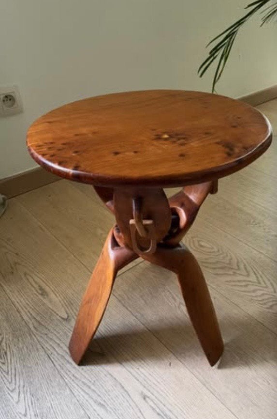 Modular Houten bijzettafel, Minder dan 50 cm, Ophalen of Verzenden, Zo goed als nieuw, 25 tot 50 cm