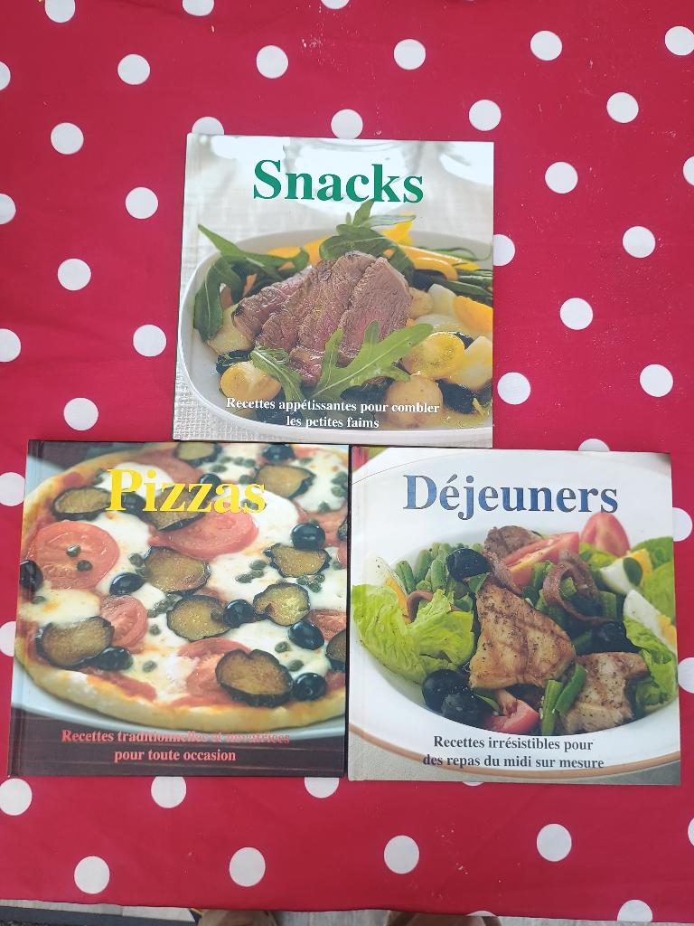 3 livres de cuisine, Boeken, Kookboeken, Ophalen, Zo goed als nieuw, Taart, Gebak en Desserts, Gezond koken