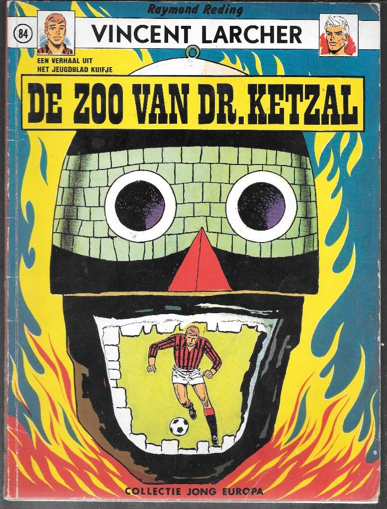 stripverhaal Vincent Larcher - De zoo van Dr. Ketzal 1973, Livres, BD, Raymond Reding, Enlèvement ou Envoi, Une BD, Utilisé