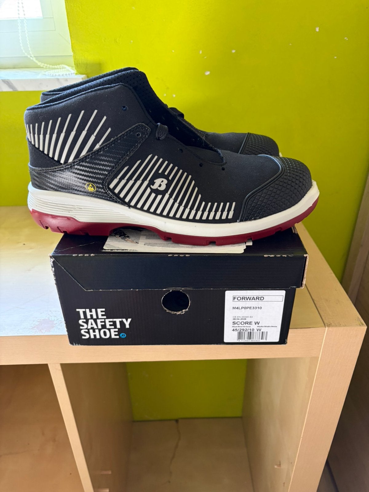 Hoge werkschoenen, Enlèvement ou Envoi, Comme neuf, Chaussures de travail