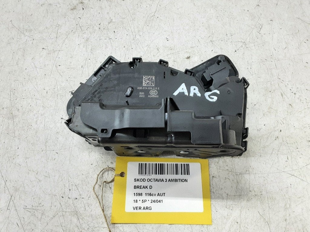 PORTIERSLOT LINKS ACHTER Octavia Combi (5EAC) (5TA839015E), Gebruikt, Info@skoda-auto.de, Skoda, Škoda Auto Deutschland GmbH