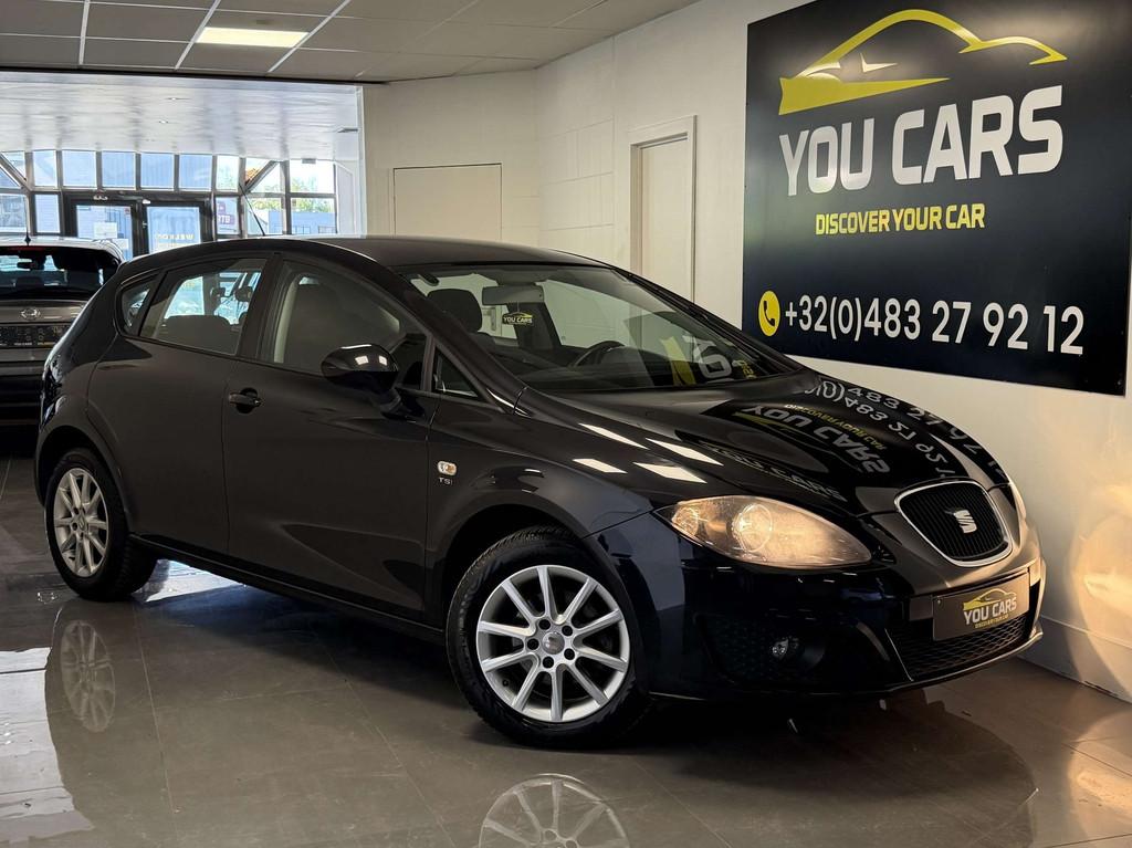 SEAT Leon 1.2 TSI Reference Copa 1 jaar garantie, Auto's, Euro 5, Gebruikt, Zwart, Leon