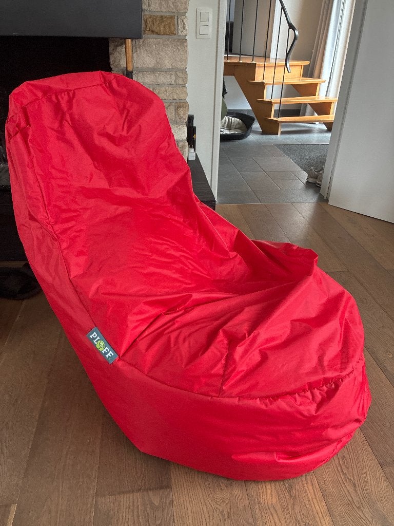 Zitzak Ploff, Huis en Inrichting, Zitzakken, Ophalen, Zo goed als nieuw, Rood, Zitzak