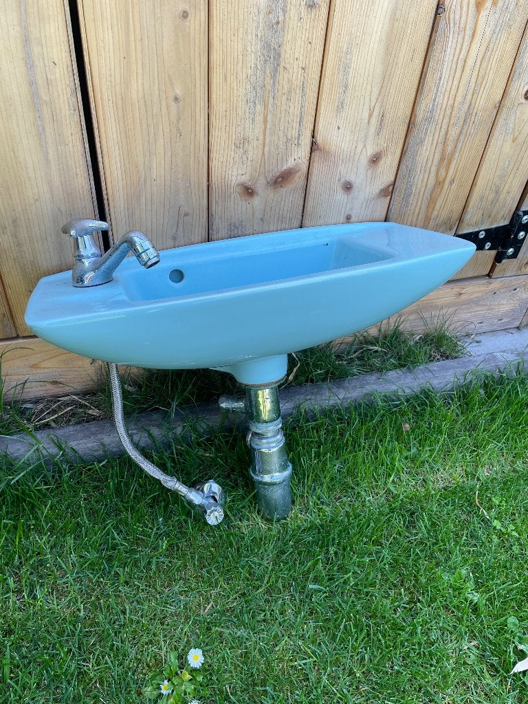 Vintage 1970 wastafel, lavabo, Ophalen, Wastafel