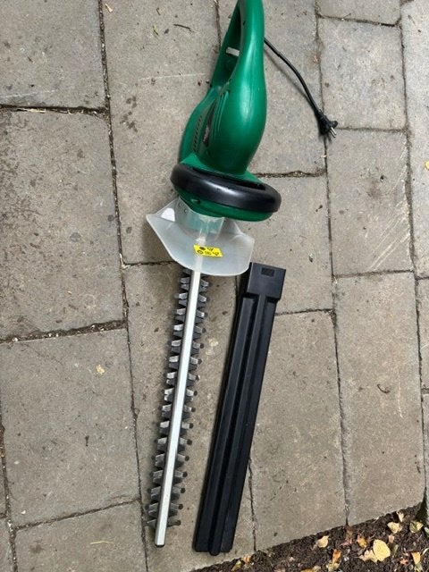 Elektrische heggenschaar Top Craft THT-580 – 580 W, Tuin en Terras, Heggenscharen, Ophalen, Gebruikt, Elektrisch, Top craft