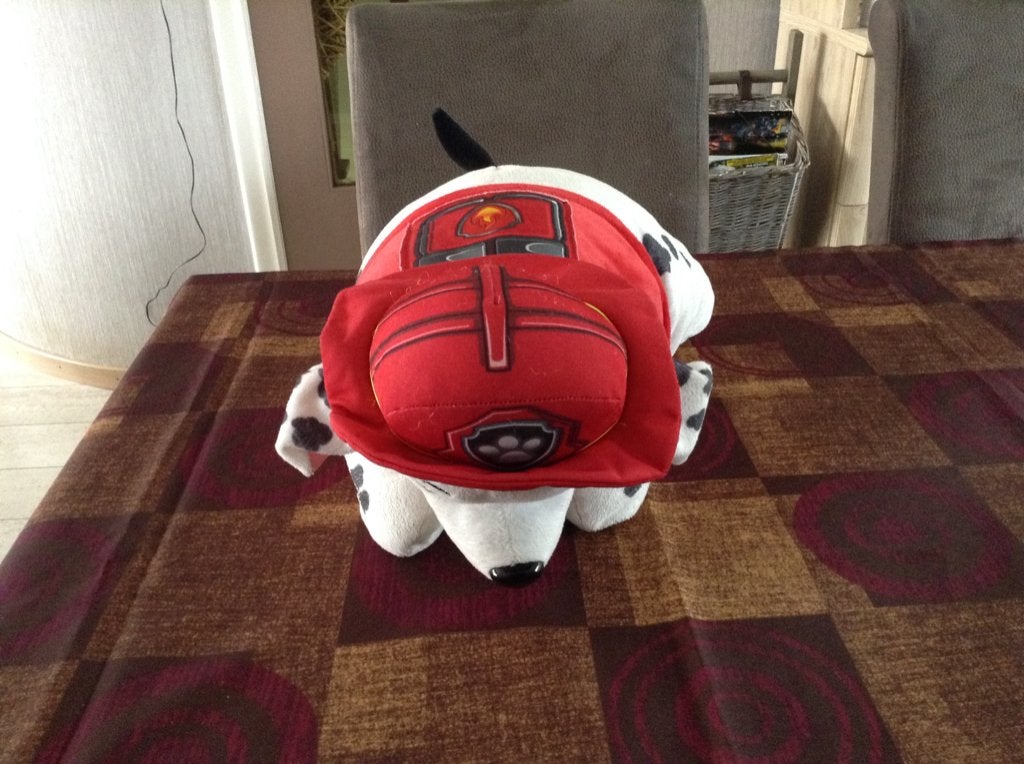 Coussin en peluche Paw Patrol Marshall (20 cm), Enlèvement ou Envoi, Autres marques, Chien, Moyen (20 à 80 cm)