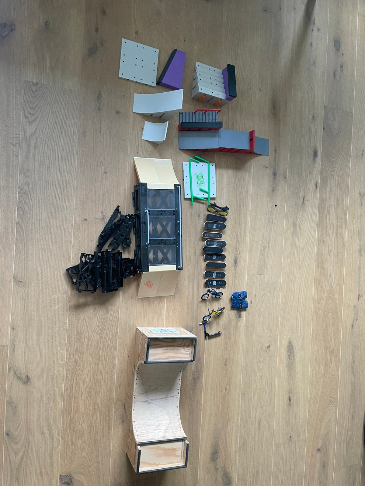 Verschillende tech deck sets, Ophalen