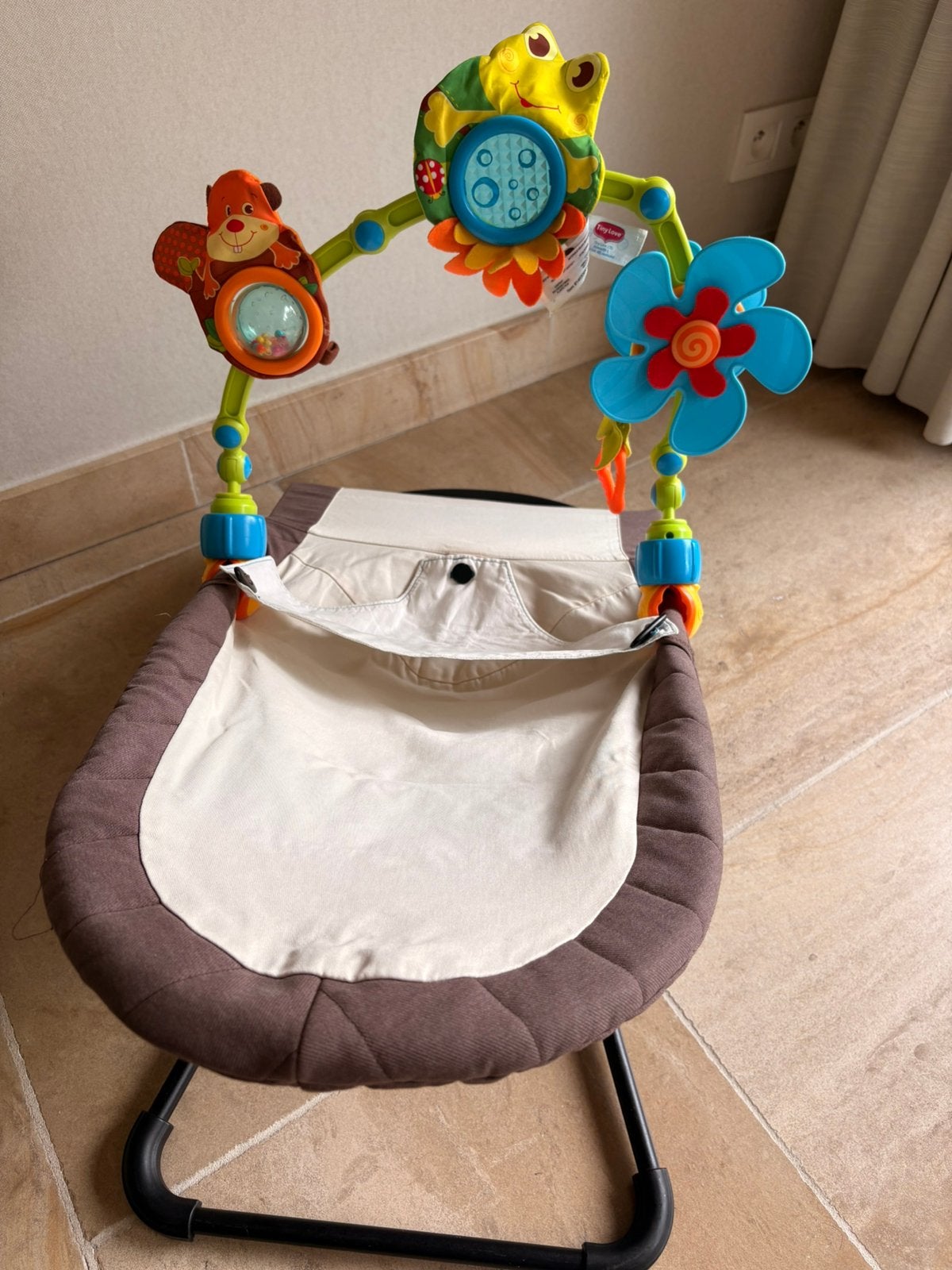 Babyborn wipstoel met speelboog, Kinderen en Baby's, Ophalen, Gebruikt, Wipstoel, Overige merken