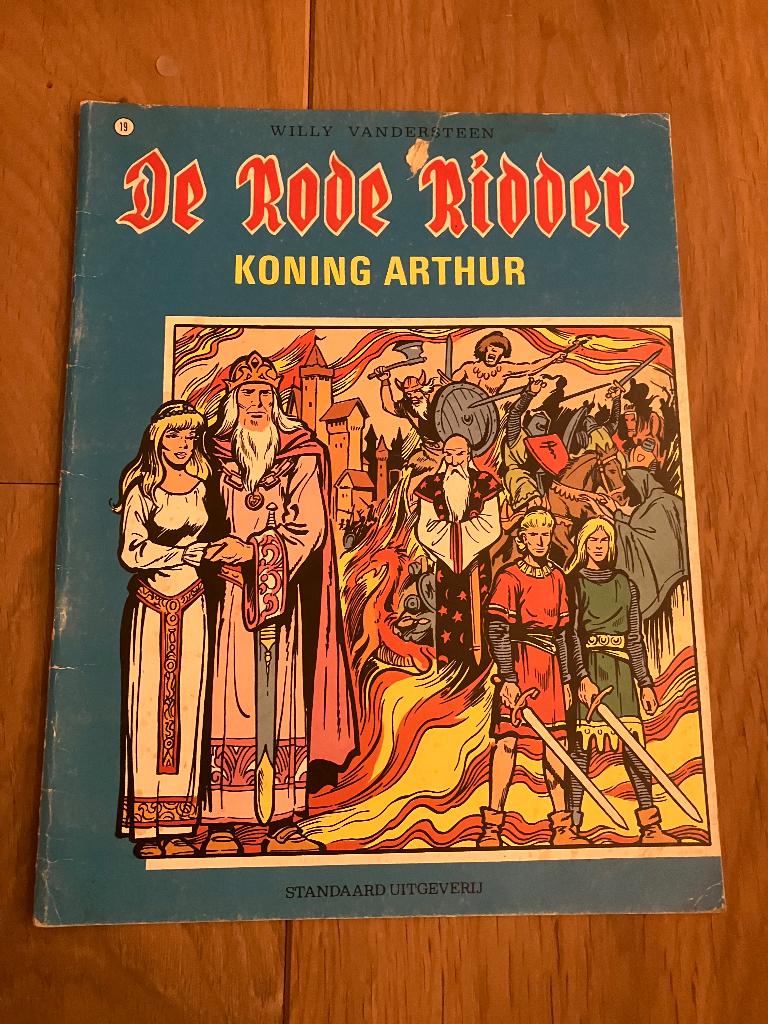 De Rode Ridder - 19 - Koning Arthur, Eén stripboek, Ophalen of Verzenden, Gelezen, Willy Vandersteen