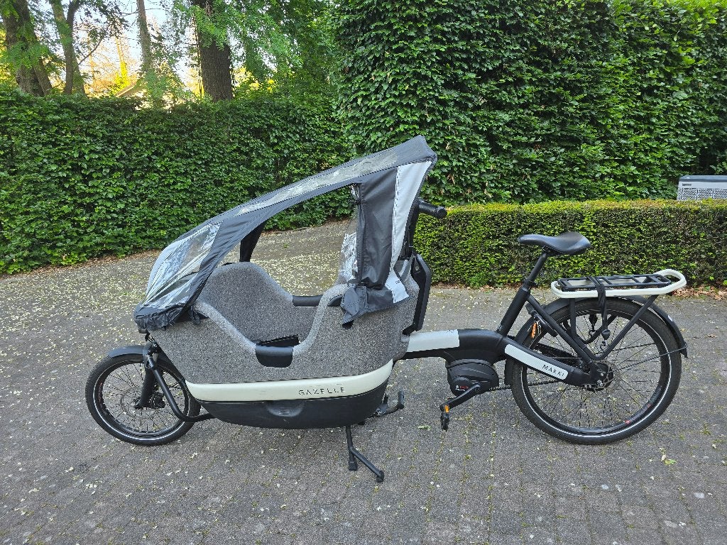 Gazelle makki bakfiets, Comme neuf, Enlèvement, 2 enfants, Frein à disque