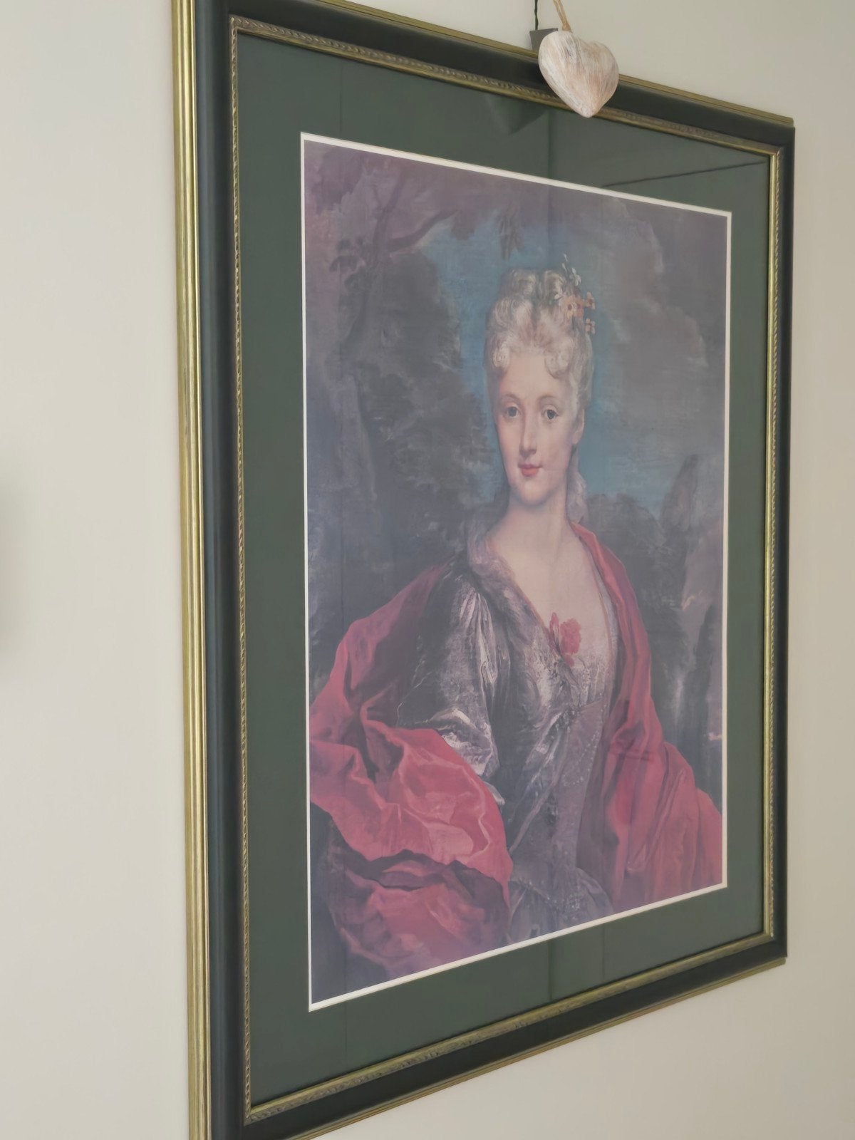 Cadre de luxe récent d'une boutique de luxe à Knokke, Antiquités & Art, Enlèvement ou Envoi, Classique, Sous verre, Portrait ou Personnes