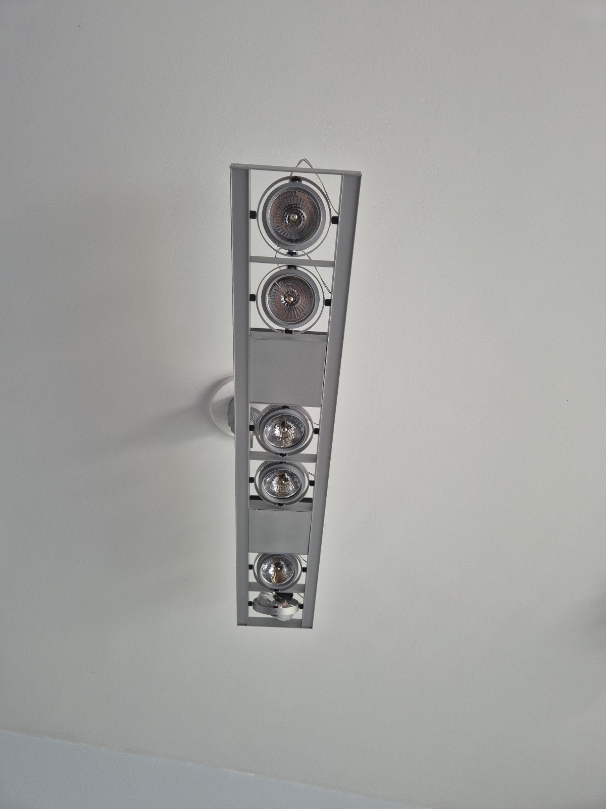 Grand plafonnier design – 6 spots orientables, Ophalen, Metaal