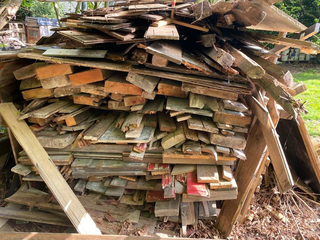 Poutres et palettes, 6 m³ ou plus, Enlèvement, Autres essences de bois
