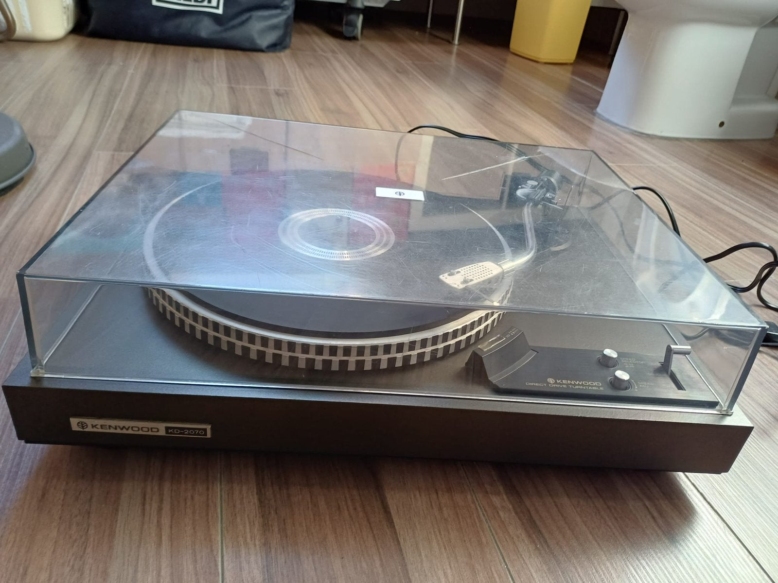 Kenwood KD 2070 direct drive platenspeler, Autres marques, Réglage pitch, Tourne-disque, Enlèvement ou Envoi