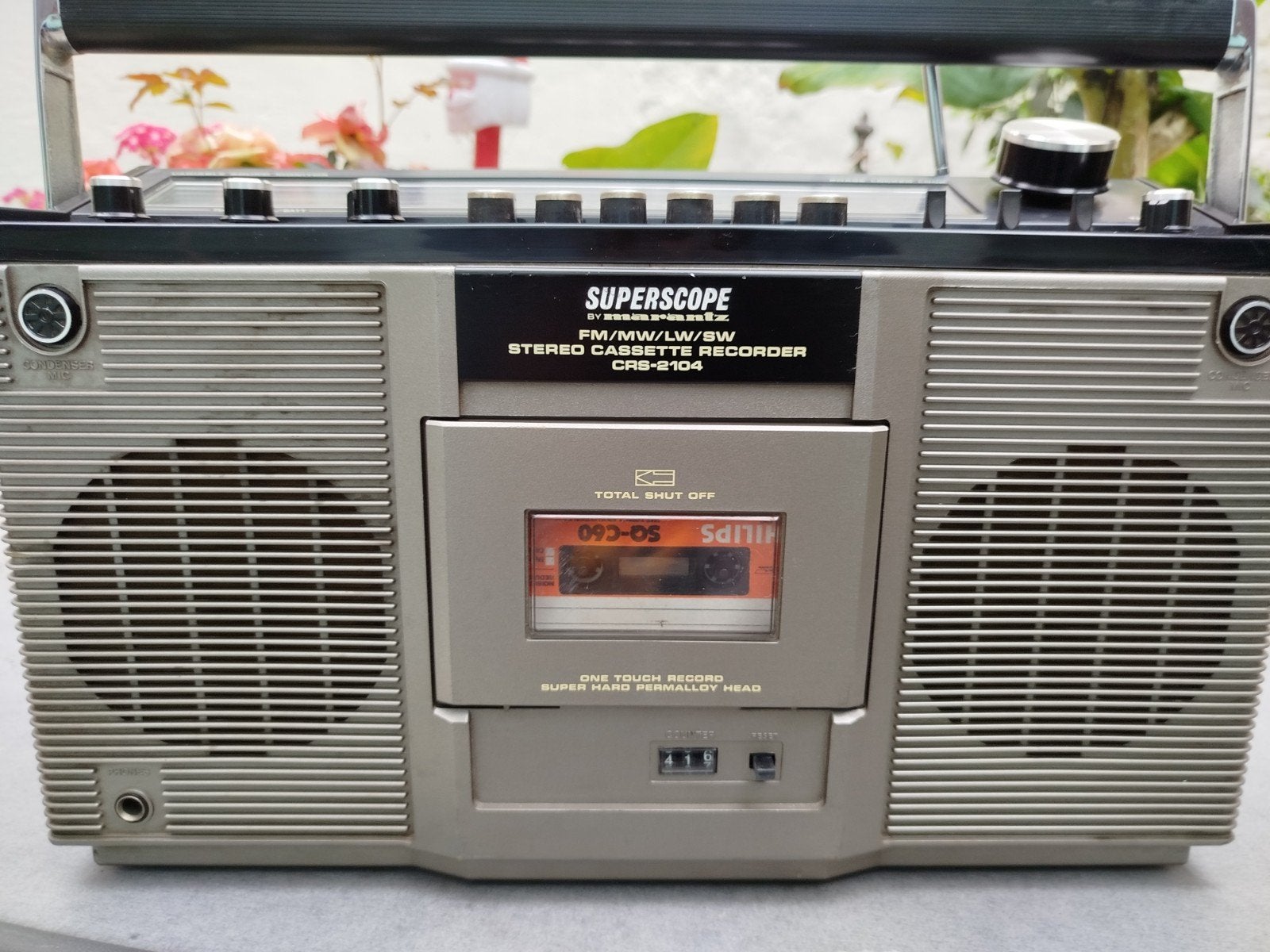 Radio cassette Marantz, Ophalen of Verzenden, Radio