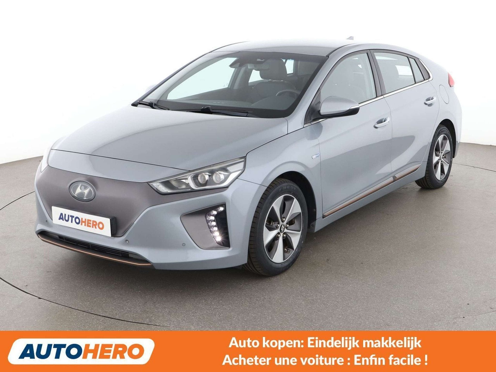 Hyundai IONIQ electric drive 88 kW Premium Elektro, Gebruikt, Zwart, 120 pk, Leder