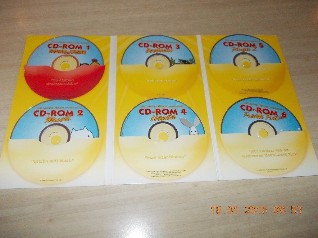 CD-rom Kids Festival.  6 CD's.  NIEUW., Boxset, 3 tot 5 jaar, Ophalen of Verzenden, Verhaal of Sprookje