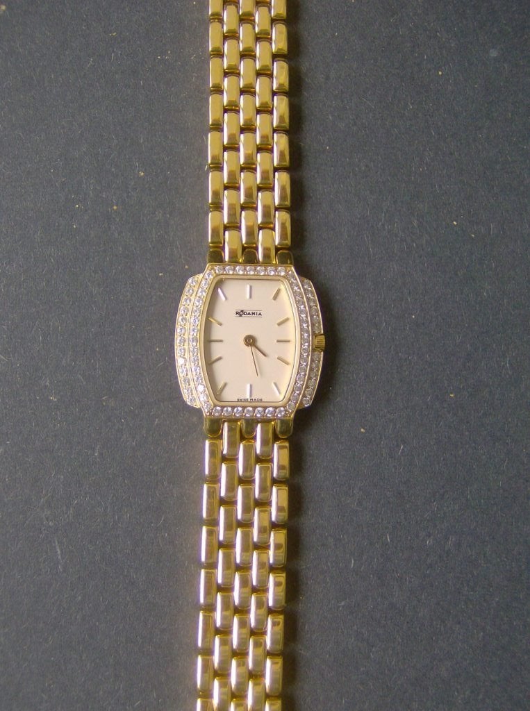 Gold plated - Dameshorloge - Rodania, Ophalen