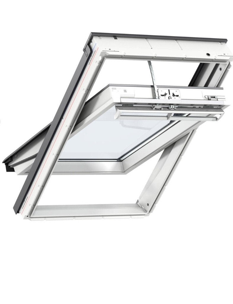 velux NEUF PVC 134x140 + raccord tuile + store + option pose, Ophalen, Nieuw