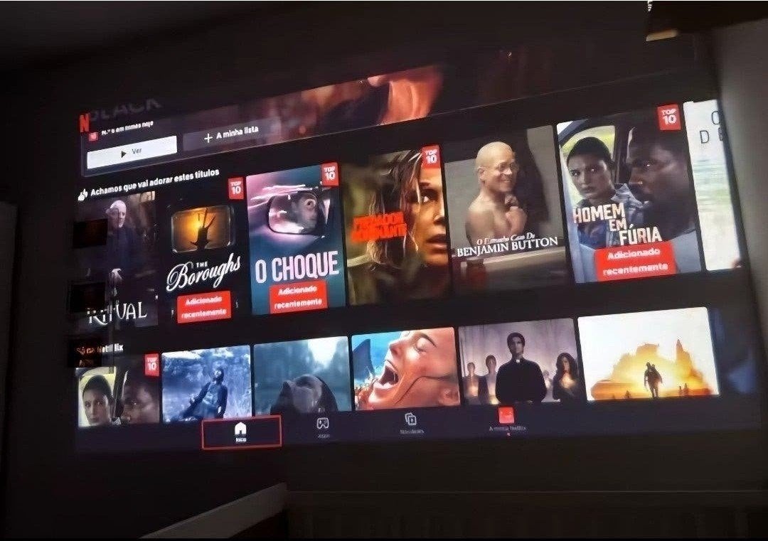 projecteur android smart, TV, Hi-fi & Vidéo, Enlèvement, Neuf, Autre technologie, Autres résolutions