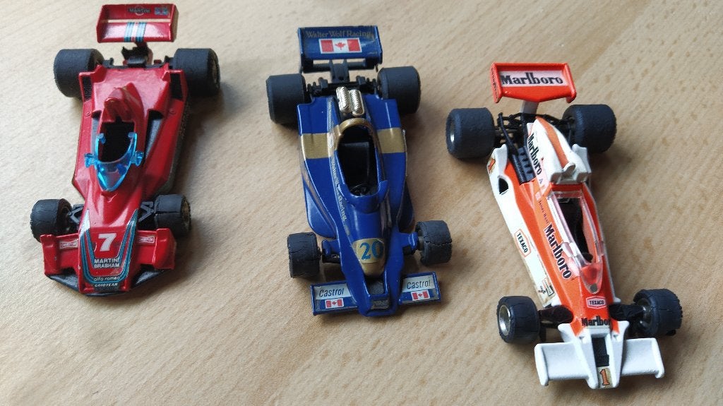 F1 BRABHAM/MCLAREN/WOLF EIDAI, 1977, Enlèvement ou Envoi, Comme neuf, Autres types, Autres marques