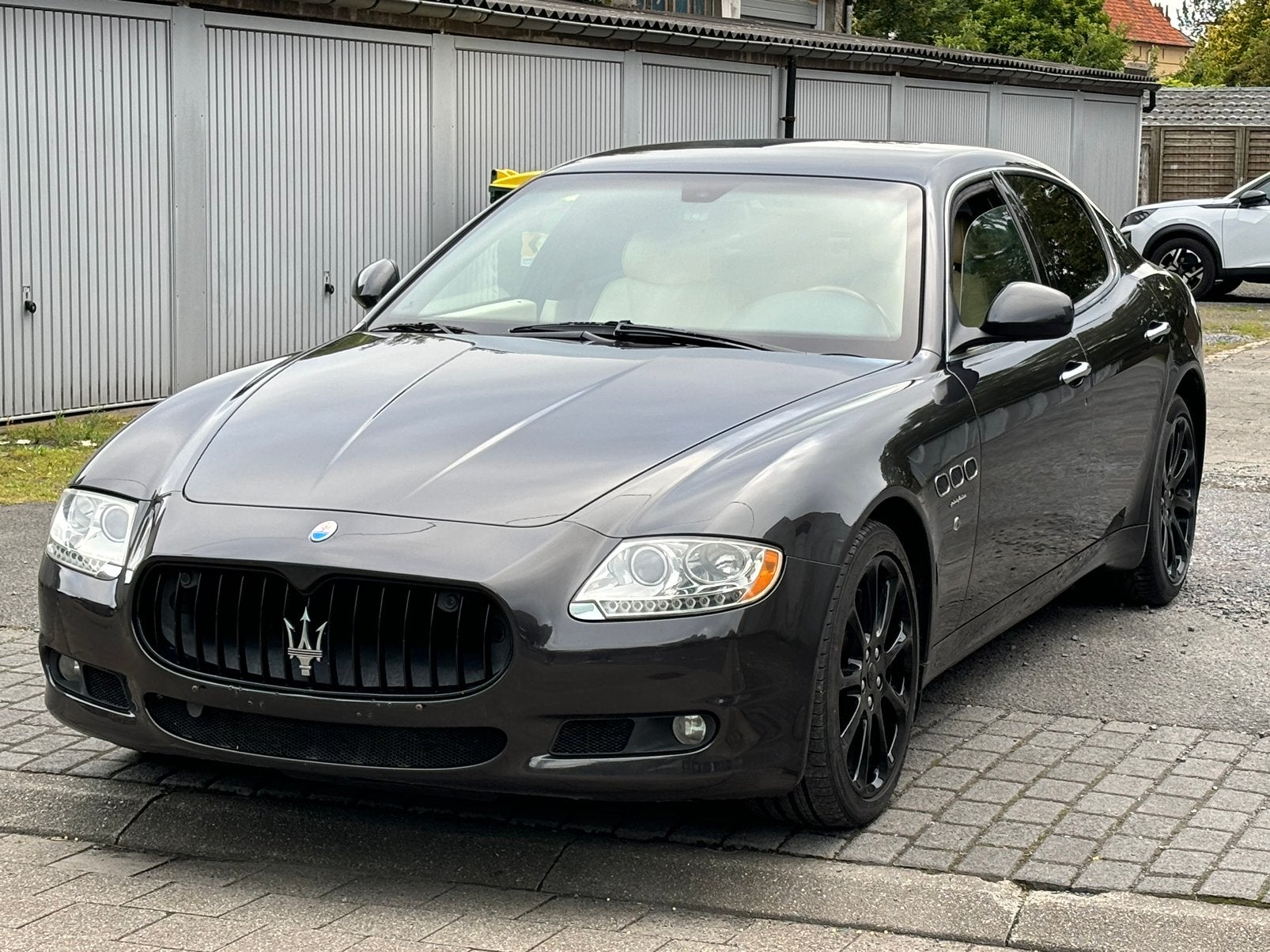 MASERATI QUATTROPORTE 4.7S 431PK 94KM FERRARI MOTOR, Auto's, Automaat, Beige, Leder, Berline