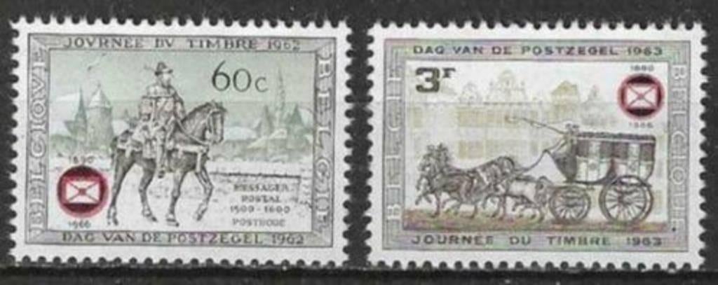 Belgie 1966 - Yvert/OBP 1395-1396 - 75 jaar K.L.B.P (PF), Postzegels en Munten, Verzenden, Postfris, Postfris