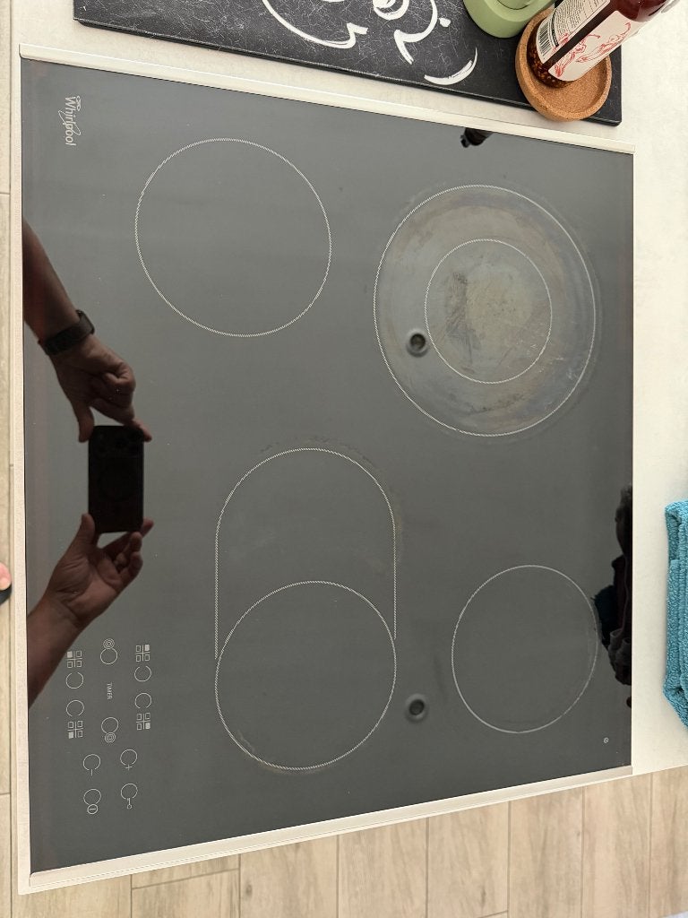 Whirlpool kookplaat, Elektronische apparatuur, Kookplaten, Ophalen, Gebruikt, Keramisch, 4 kookzones