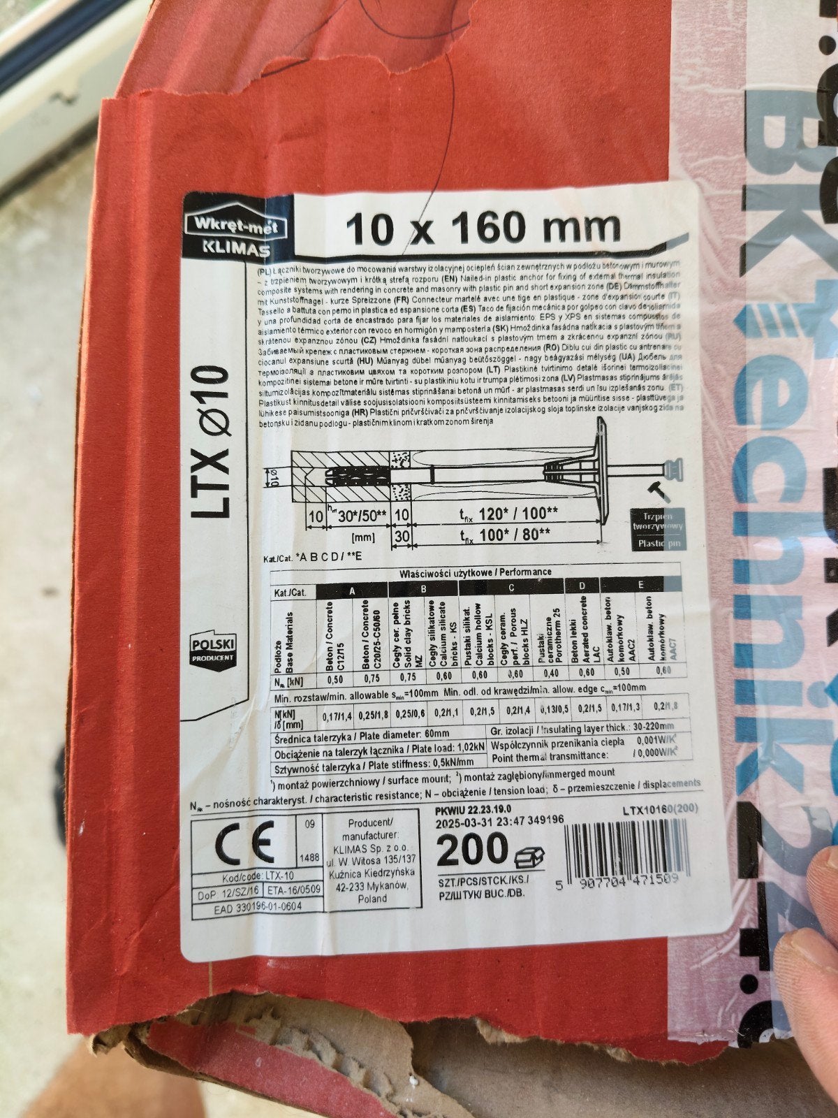 isolatie pluggen 10x160mm, 300 stuks, Ophalen
