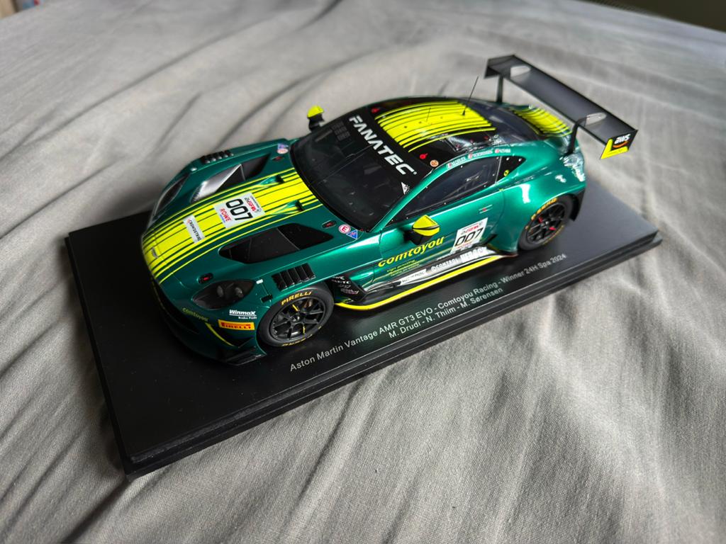 Spark Aston Martin Vantage AMR GT3 EVO - 24H Spa 2024 - 1/18, Ophalen, Nieuw, Auto, Overige merken